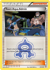 Team Aqua Admin | Double Crisis #25/34