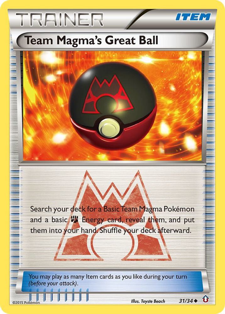 Team Magma's Great Ball | Double Crisis #31/34