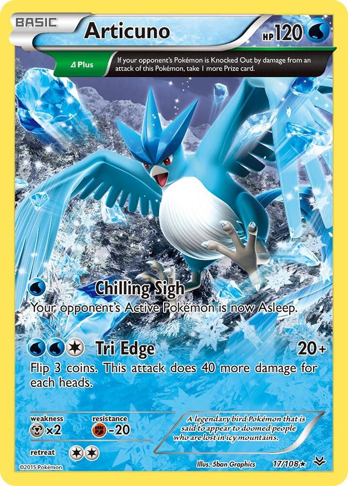 Articuno (17 Delta) | XY - Roaring Skies #17/108