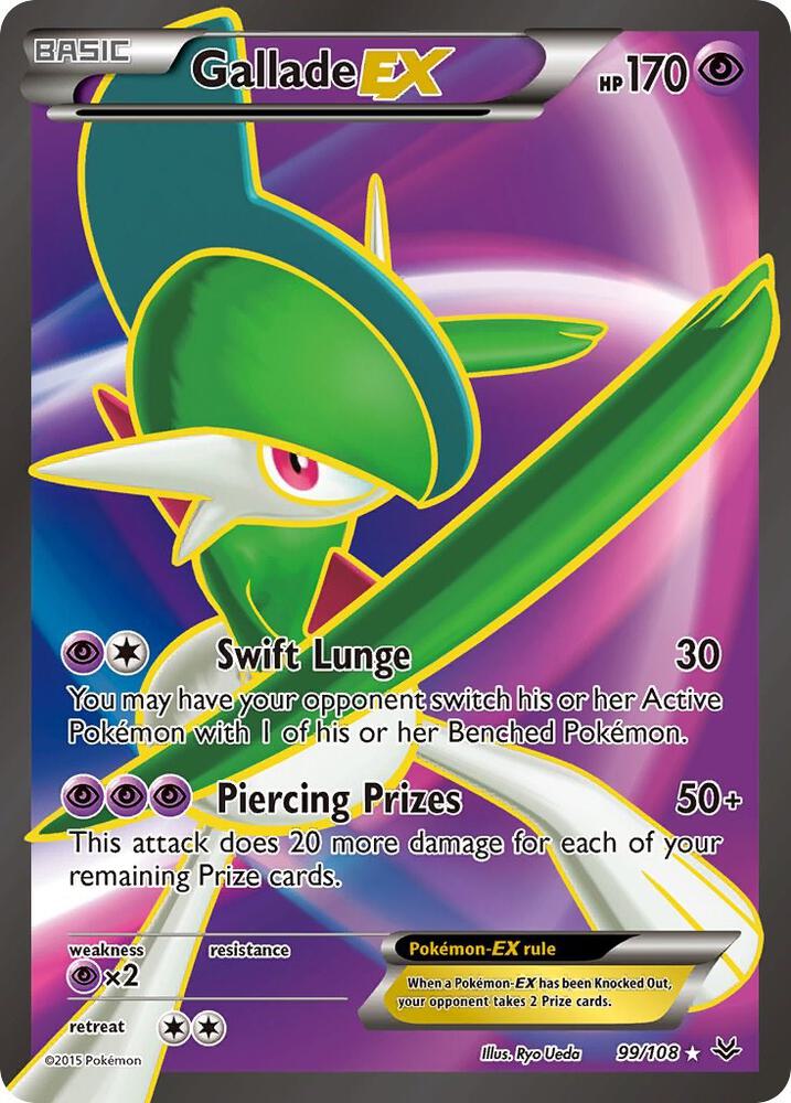 Gallade EX (99 Full Art) | XY - Roaring Skies #99/108