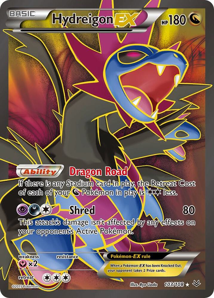 Hydreigon EX (103 Full Art) | XY - Roaring Skies #103/108