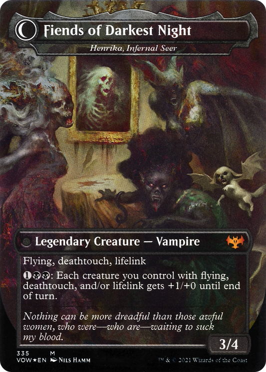 Henrika Domnathi // Henrika, Infernal Seer | Innistrad: Crimson Vow #335