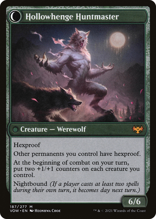 Avabruck Caretaker // Hollowhenge Huntmaster | Innistrad: Crimson Vow #187