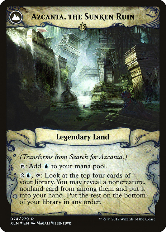 Search for Azcanta // Azcanta, the Sunken Ruin | Prerelease Cards #74