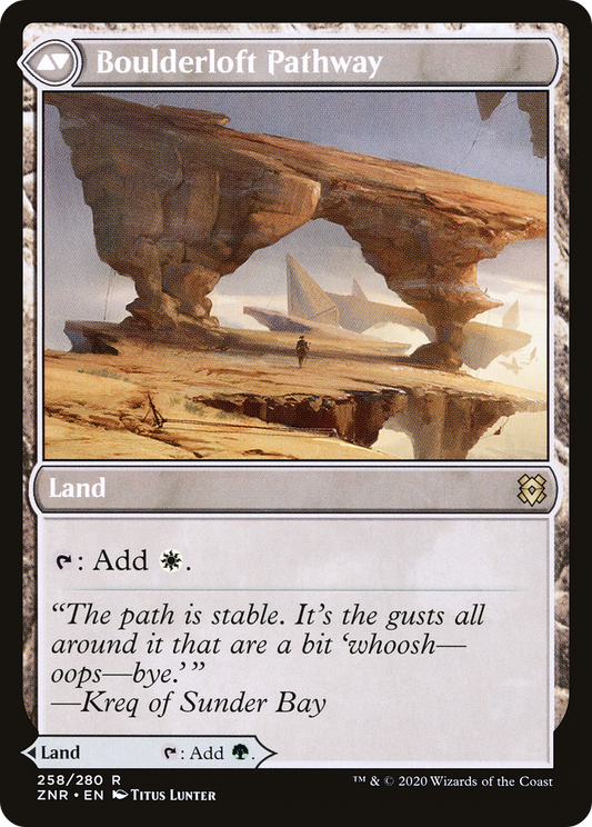 Branchloft Pathway // Boulderloft Pathway | Zendikar Rising #258