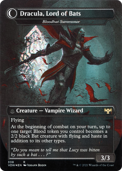 Voldaren Bloodcaster // Bloodbat Summoner | Innistrad: Crimson Vow #338