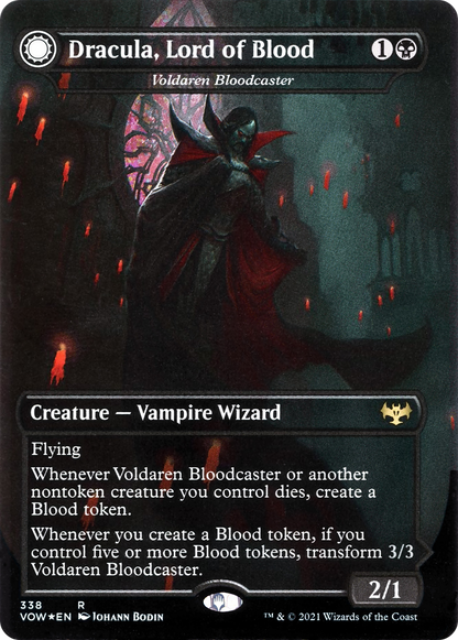 Voldaren Bloodcaster // Bloodbat Summoner | Innistrad: Crimson Vow #338