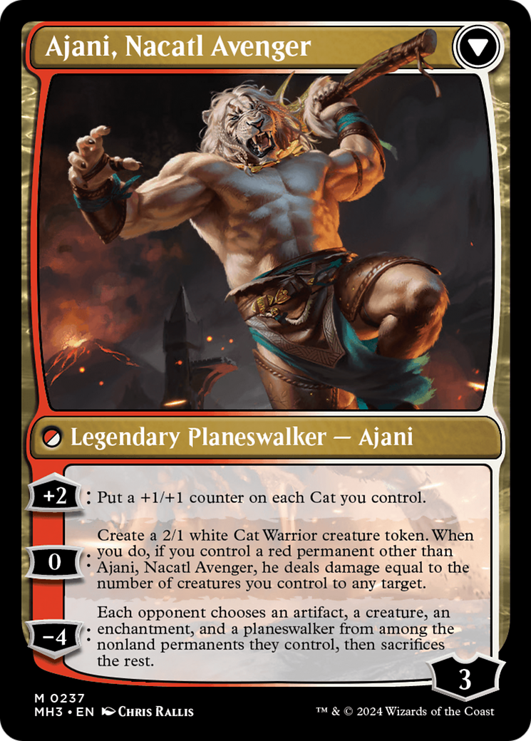 Ajani, Nacatl Pariah // Ajani, Nacatl Avenger | Modern Horizons 3 #237