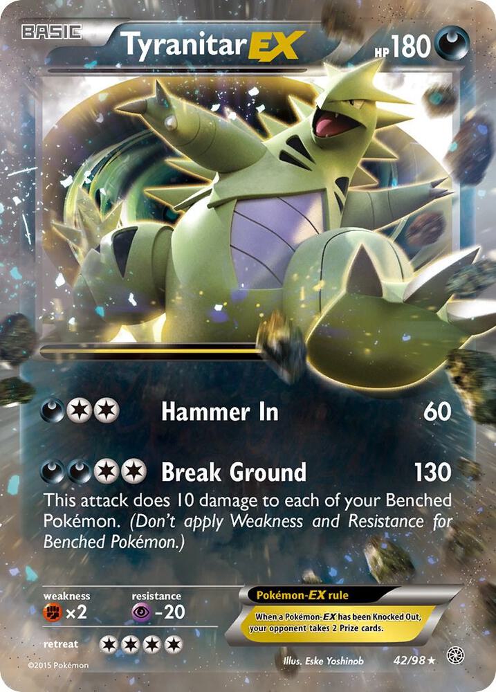 Tyranitar EX | XY - Ancient Origins #42/98