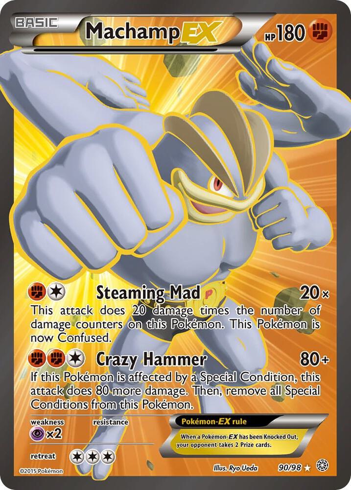 Machamp EX (90 Full Art) | XY - Ancient Origins #90/98