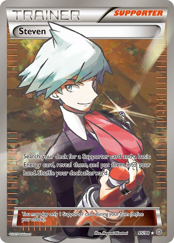 Steven (Full Art) | XY - Ancient Origins #95/98