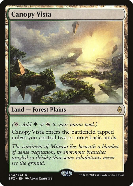 Canopy Vista | Battle for Zendikar #234