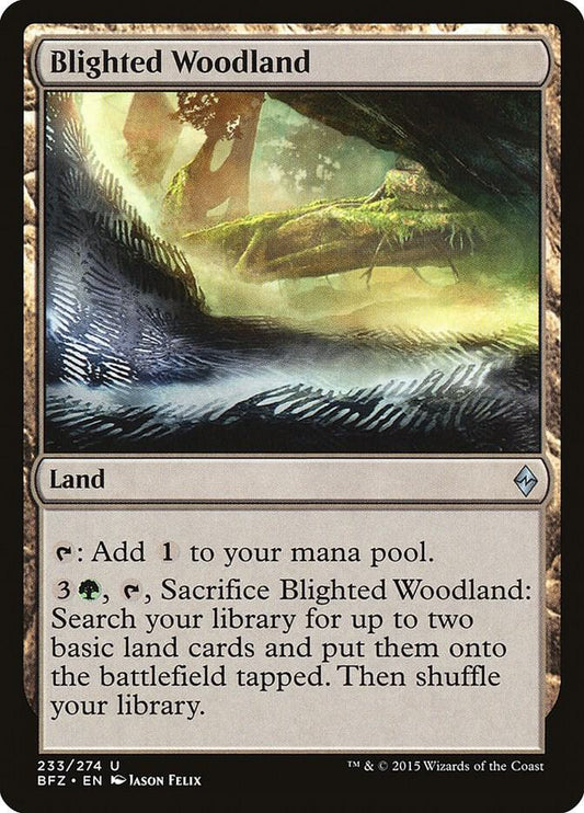 Blighted Woodland | Battle for Zendikar #233