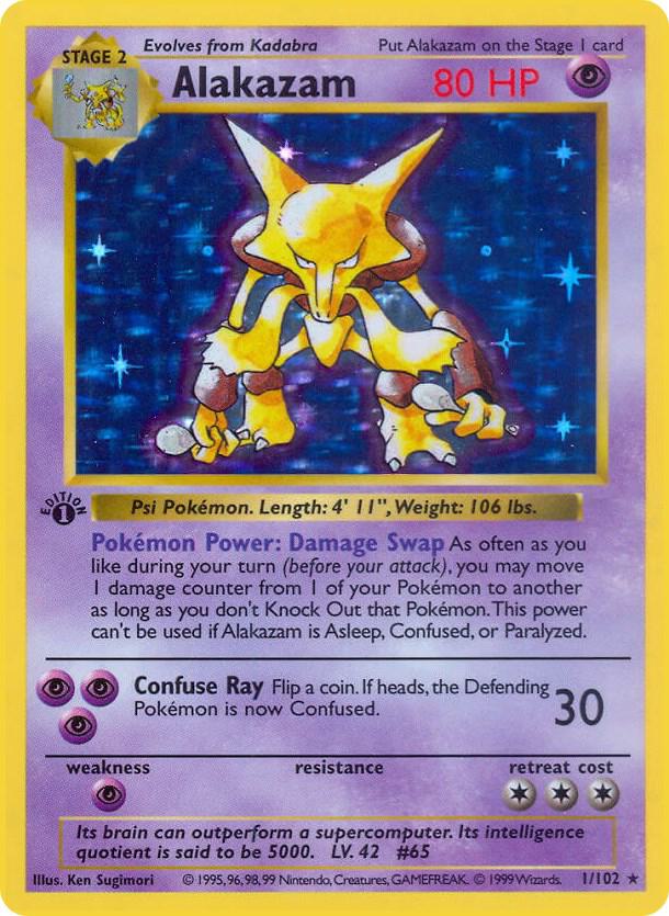 Alakazam | Base Set (Shadowless) #001/102
