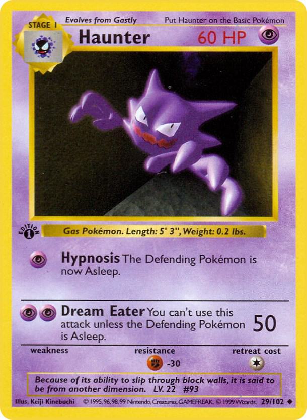 Haunter | Base Set (Shadowless) #029/102