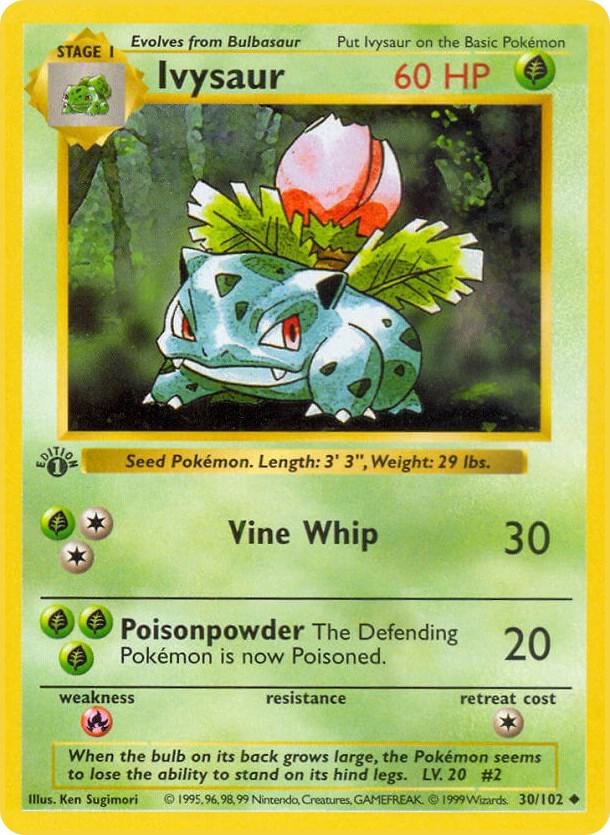 Ivysaur | Base Set (Shadowless) #030/102