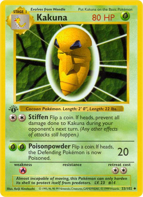 Kakuna | Base Set (Shadowless) #033/102