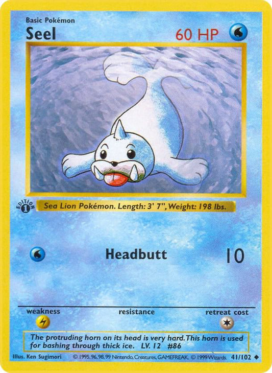 Seel | Base Set (Shadowless) #041/102