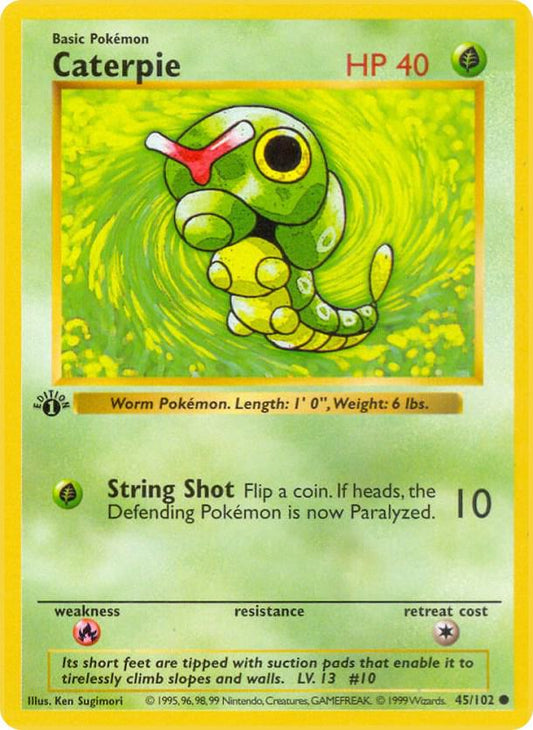 Caterpie | Base Set (Shadowless) #045/102