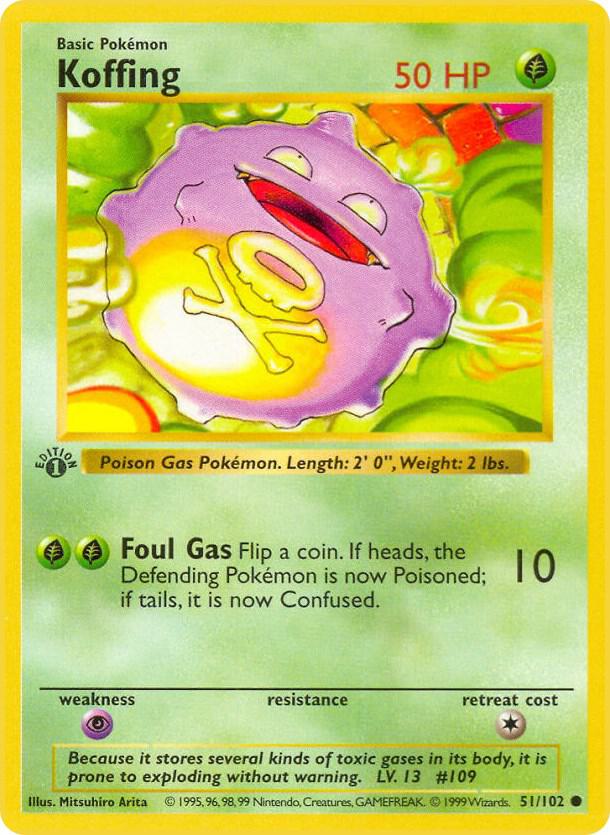 Koffing | Base Set (Shadowless) #051/102