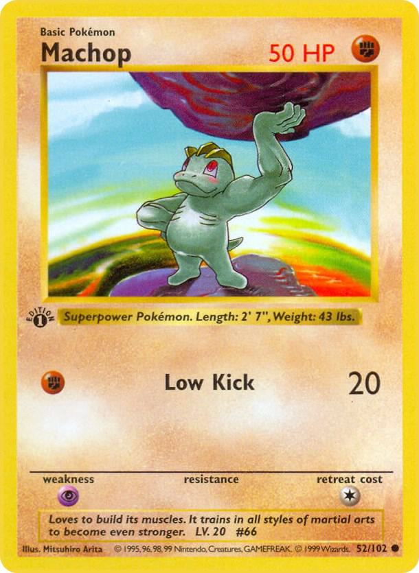Machop | Base Set (Shadowless) #052/102