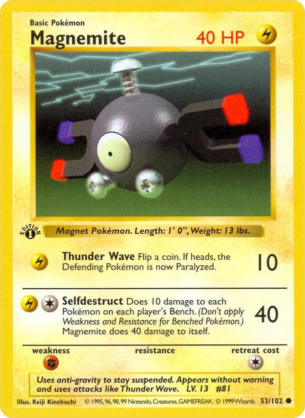Magnemite | Base Set (Shadowless) #053/102