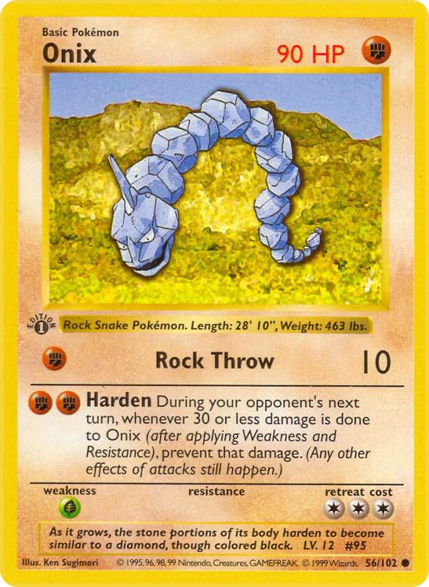 Onix | Base Set (Shadowless) #056/102