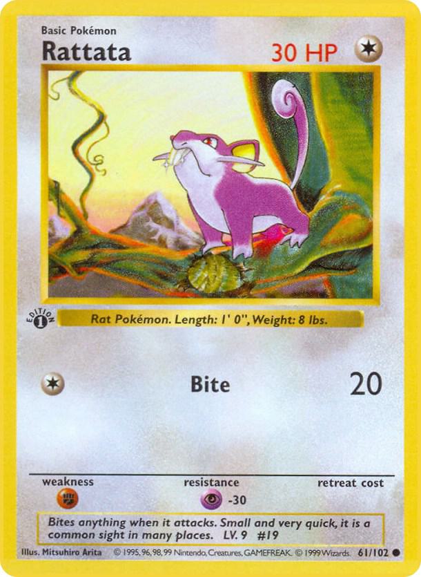 Rattata | Base Set (Shadowless) #061/102