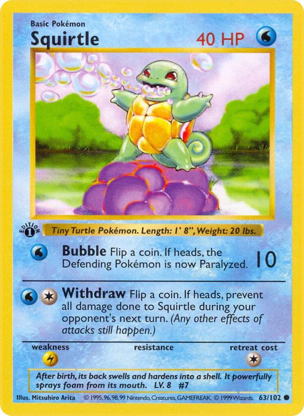 Squirtle | Base Set (Shadowless) #063/102