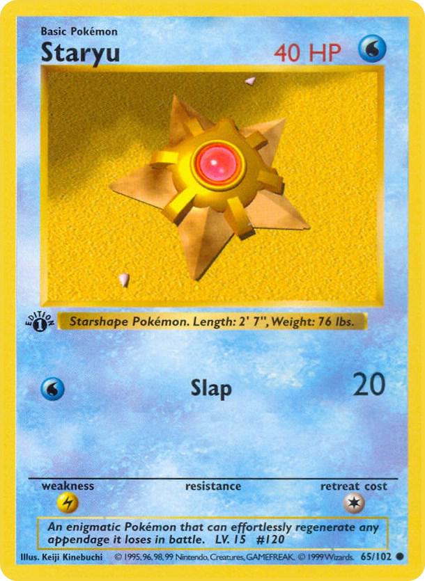 Staryu | Base Set (Shadowless) #065/102