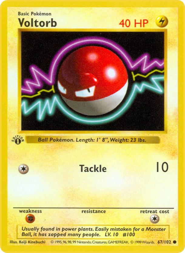 Voltorb | Base Set (Shadowless) #067/102