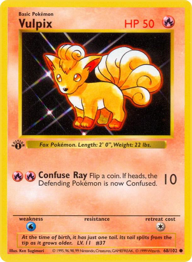 Vulpix | Base Set (Shadowless) #068/102