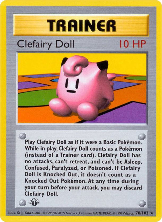 Clefairy Doll | Base Set (Shadowless) #070/102