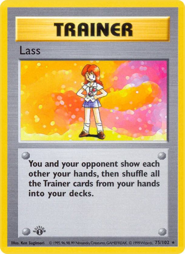 Lass | Base Set (Shadowless) #075/102