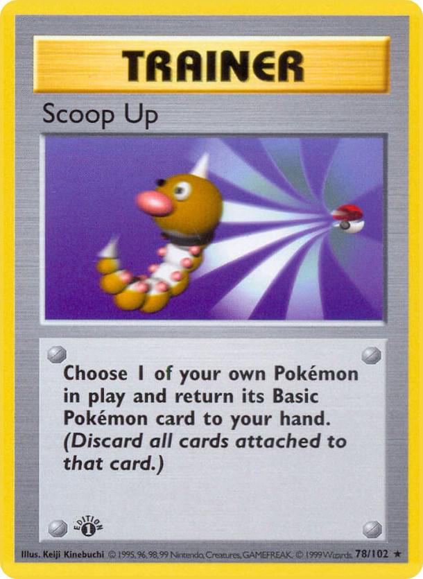 Scoop Up | Base Set (Shadowless) #078/102