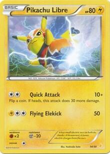 Pikachu Libre (14 - Non-Holo) | XY Trainer Kit: Pikachu Libre & Suicune #14/30