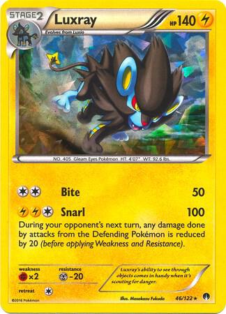 Luxray - 46/122 (Cracked Ice Holo) | Deck Exclusives #046/122