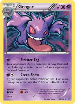 Gengar - 60/162 (XY BREAKthrough) | Deck Exclusives #060/162