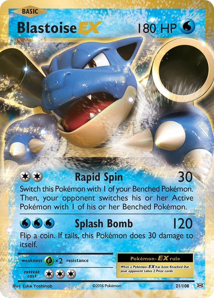 Blastoise EX | XY - Evolutions #21/108