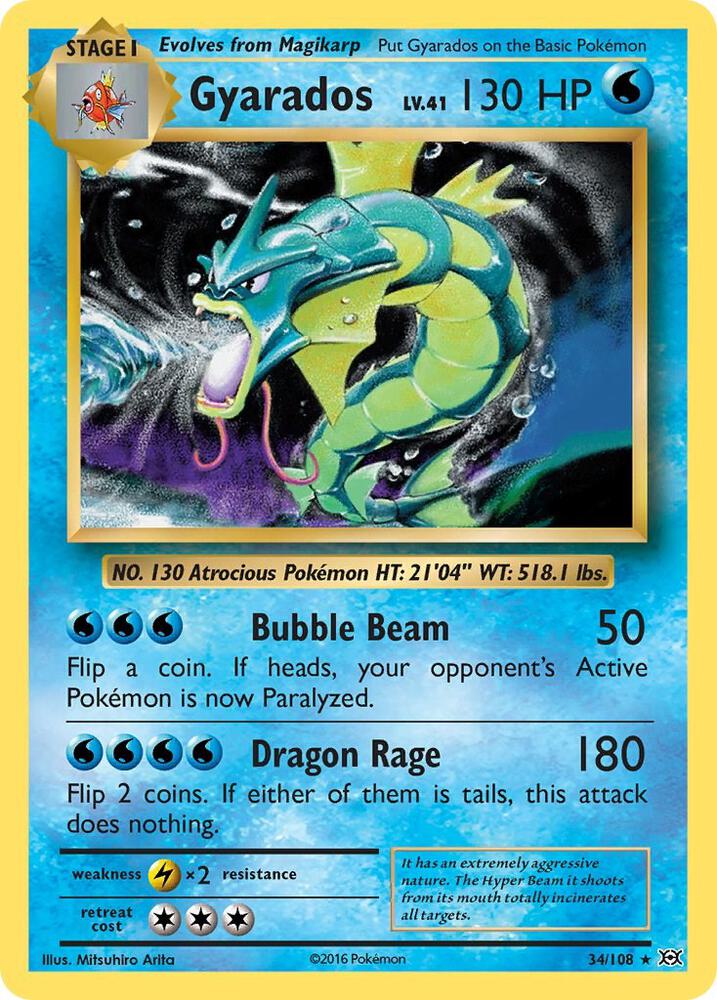 Gyarados | XY - Evolutions #34/108