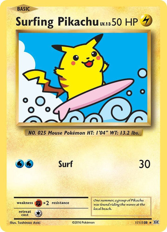 Surfing Pikachu | XY - Evolutions #111/108