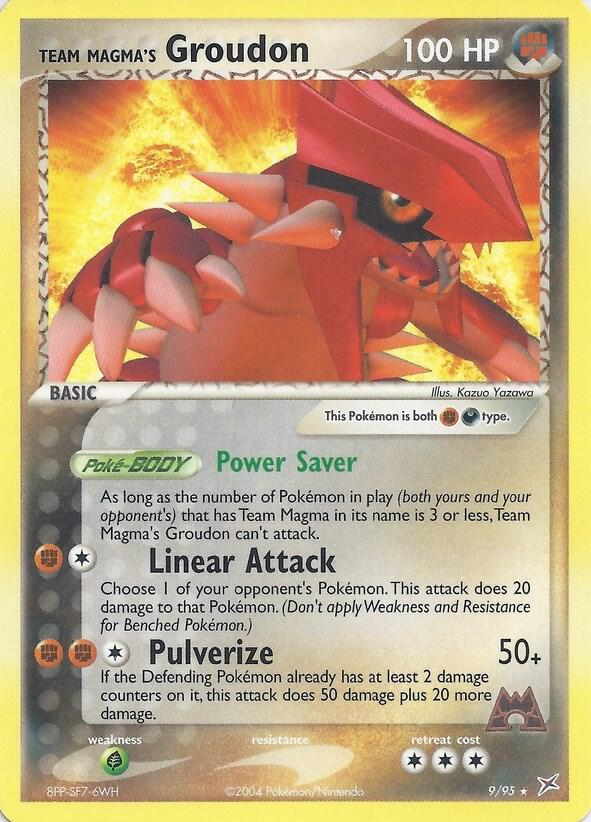 Team Magma's Groudon - 9/95 (EX Team Magma vs Team Aqua) | Deck Exclusives #009/095