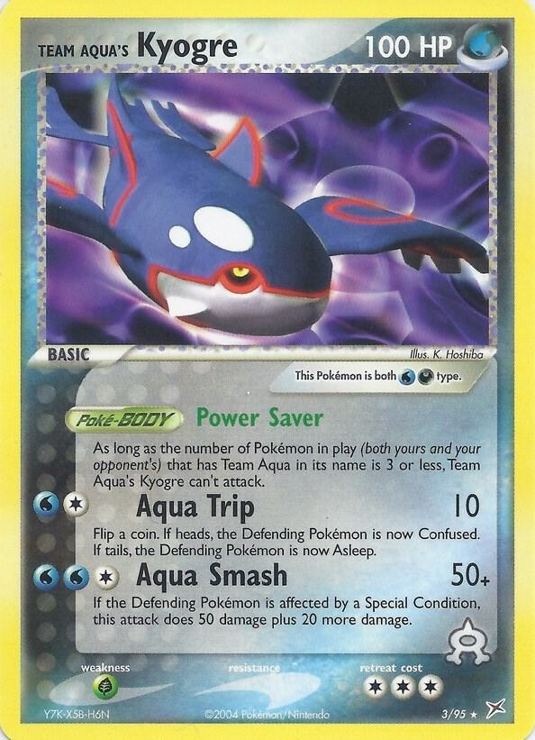 Team Aqua's Kyogre - 3/95 (EX Team Magma vs Team Aqua) | Deck Exclusives #003/095
