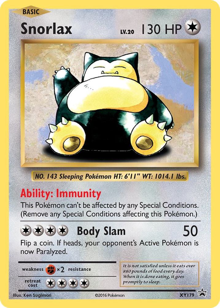 Snorlax - XY179 | XY Promos #XY179