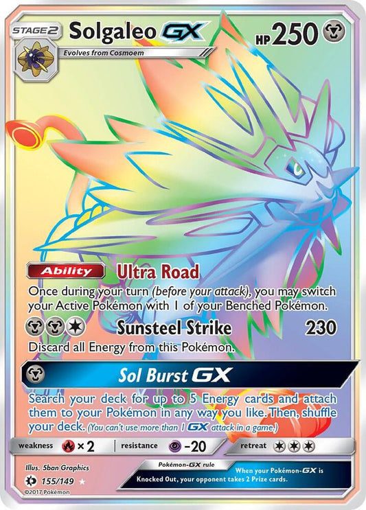 Solgaleo GX (Secret) | SM Base Set #155/149