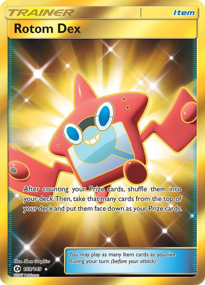 Rotom Dex (Secret) | SM Base Set #159/149