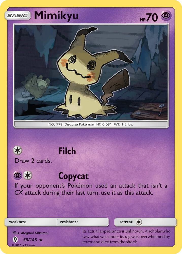 Mimikyu | SM - Guardians Rising #58/145