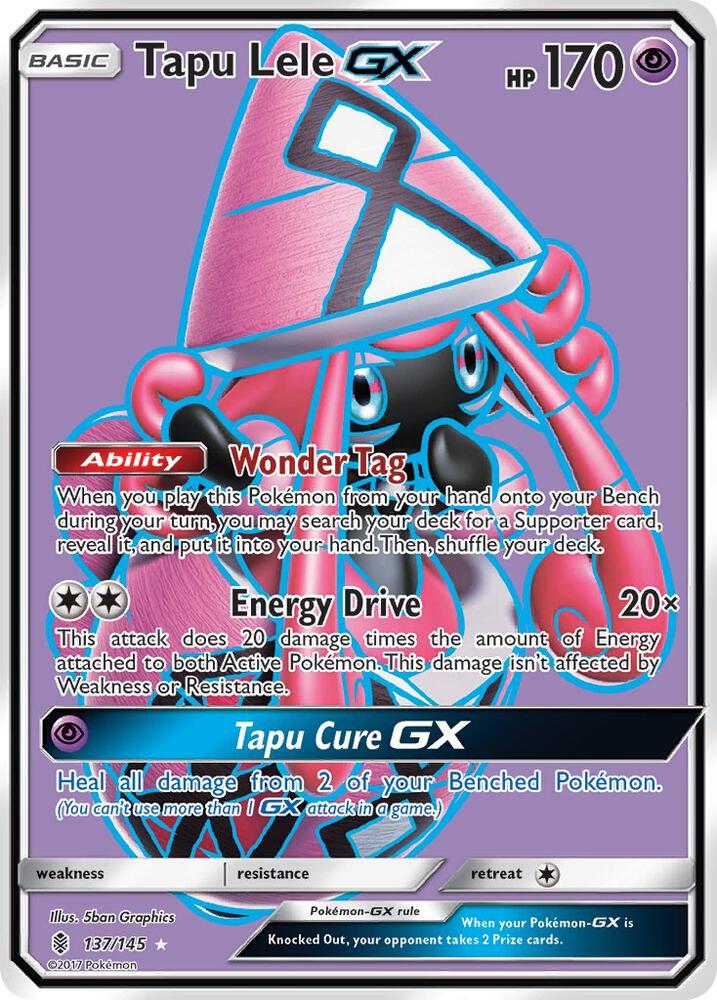 Tapu Lele GX (Full Art) | SM - Guardians Rising #137/145