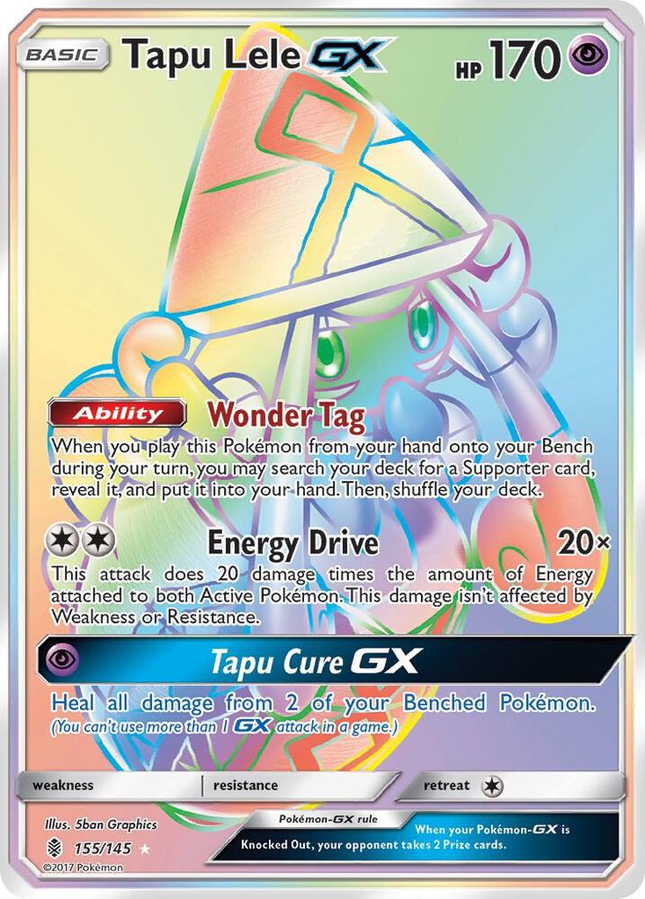 Tapu Lele GX (Secret) | SM - Guardians Rising #155/145