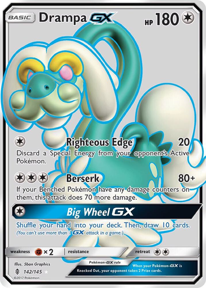 Drampa GX (Full Art) | SM - Guardians Rising #142/145